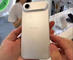 iPhone 17 Air dummy getoond in Apple Store China bevestigt eerder gelekt ontwerp. (Afbeeldingsbron: Majin Bu op X)