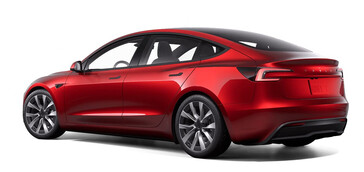 Tesla heeft ook de wielopties op de Model 3 vernieuwd voor een nieuwe look. (Afbeeldingsbron: Tesla)