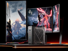 De GODY is uitgerust met Ryzen 9 7940HX en desktop Radeon RX 7600XT. Afgebeeld: een promofoto van de mini PC. (Afbeeldingsbron: Aoostar)