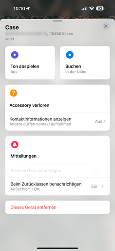 De AirPods 4 ANC kunnen worden gevonden met de app "Zoek mijn".