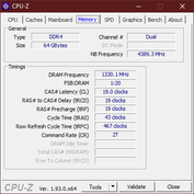 CPU-Z-geheugen