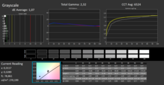 Calman ColorChecker grijswaarden gekalibreerd