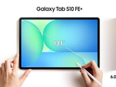 De Galaxy Tab S10 FE+ krijgt een scherm van 13,1 inch. (Afbeeldingsbron: Evan Blass)