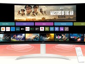 LG onthult gebogen 34-inch 21:9 webOS VA-monitor met streaming media, live-tv, Apple Airplay en Microsoft 365. (Afbeeldingsbron: LG)