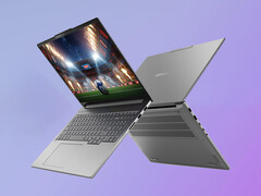 De nieuwe IdeaPad Pro 5i kan worden uitgerust met maximaal de Core Ultra X9 388H. Afgebeeld: een promofoto die het dunne ontwerp van de laptop laat zien. (Afbeeldingsbron: Lenovo - bewerkt)