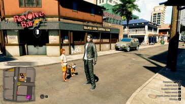 Afgebeeld: Een gameplay screenshot van Like a Dragon: Pirate Yakuza in Hawaii.