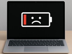 De UEFI-update van 7 augustus voor de Snapdragon X Surface Pro&#039;s en Surface Laptops voorkomt het volledig opladen van de batterij. (Afbeeldingsbron: AI gegenereerd door Microsoft Copilot)