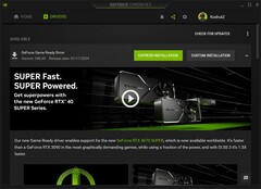 Nvidia GeForce Game Ready Driver 546.65 update in GeForce Experience (Bron: Eigen)