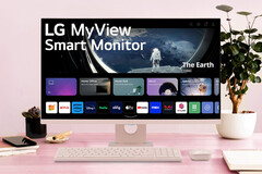 De MyView Smart Monitor Desktop Setup. (Bron: LG)