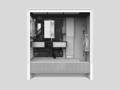 De op maat gemaakte RTX 5060 Ti gaming-pc. (Afbeelding Bron: NZXT)