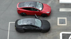 Vermoedelijke nieuwe 2023 Tesla Model 3 facelift (afbeelding: Hector/TikTok)
