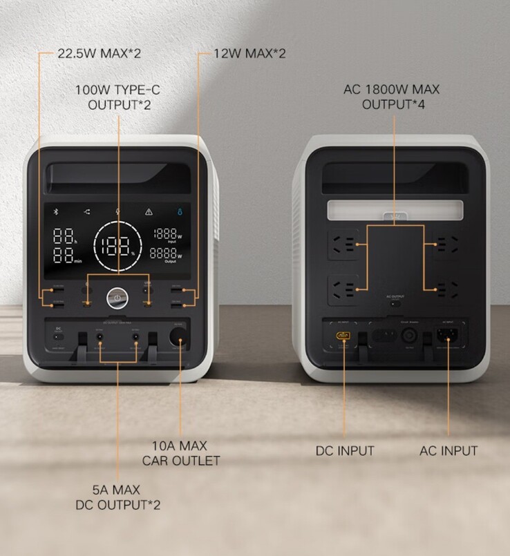 De Xiaomi Mijia Outdoor Power Supply 1000 Pro. (Afbeelding bron: Xiaomi)