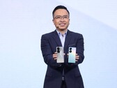 Zhao Ming presenteert Honor's nieuwste camera-bewuste toestellen. (Bron: Honor)