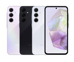 De Galaxy A55 5G zal een van de nieuwe apparaten van Samsung zijn met de 'Key Island'-ontwerpesthetiek. (Afbeeldingsbron: @evleaks)