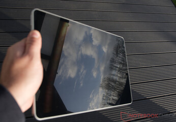 Sterke reflecties kunnen niet worden vermeden