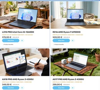 Acemagic kortingsactie op laptops