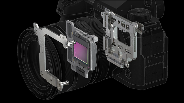 De X-T50 van Fujifilm zal soortgelijke stabilisatiehardware bevatten als de X-T5. (Afbeeldingsbron: Fujifilm)