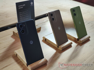 Moto G06 Power kleuropties (Afbeelding bron: Notebookcheck)