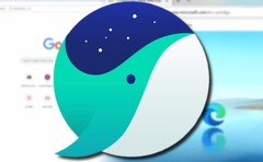 Whale is hier om surfen op het web naar een hoger niveau te tillen (Afbeeldingsbron: Naver, Google, Microsoft - bewerkt)