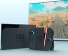 Nintendo Switch 2 in het dock (Afb. bron: screenshot, Nintendo of America YouTube)