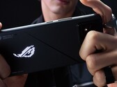 De AniMe Vision mini-LED op de ROG Phone 8 Pro. (Afbeeldingsbron: Asus)