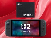 Switch 2 afgebeeld met LPDDR5X-geheugen