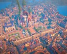 Een afbeelding van een stad in Fabledom, nu met 65% korting op Steam.