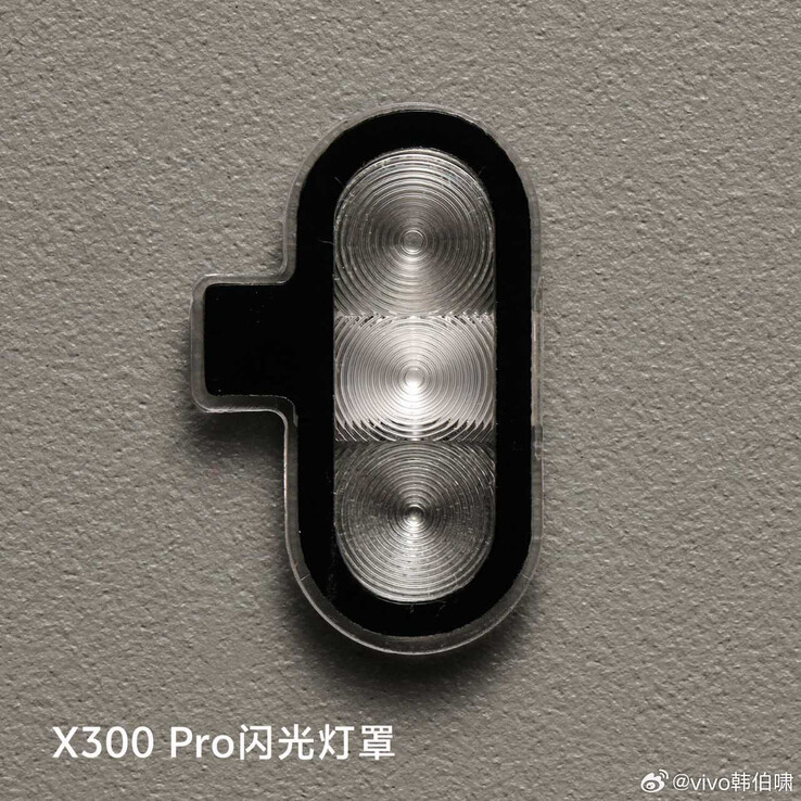 De LED-flitser die Vivo zal toevoegen aan de Vivo X300 Pro. (Afbeeldingsbron: Han Bo Xiao)