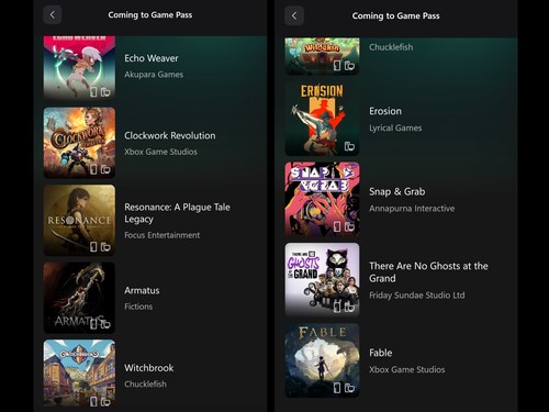 Binnenkort Xbox Game Pass-spellen