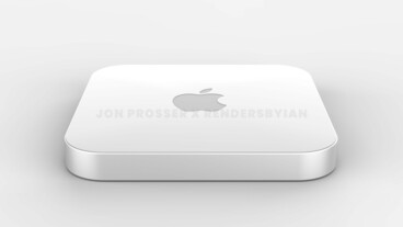 Vorige Mac mini rendering. (Afbeelding bron: Jon Prosser/Ian Zelbo)