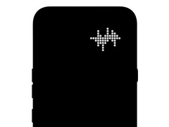 Nothing Phone (4a) Pro teaser met glyph LED matrix.