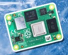 De nieuwe CM4 kan in behoorlijk koude omstandigheden werken. (Afbeelding Bron: Raspberry Pi en Canva - Bewerkingen)