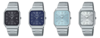 Van links naar rechts: de Casio MTP-B185D-1AV, MTP-B185D-2A1V, MTP-B185D-2A2V en MTP-B185D-7AV horloges. (Afbeeldingsbron: Casio, bewerkt)