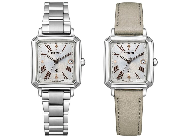 Het Citizen xC Hikari Collection Vierkant 2-weg ES9500-51A horloge