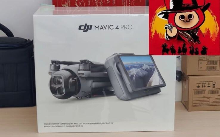 De winkelverpakking voor de RC Pro 2 met de Mavic 4 Pro Creator Combo is nu ook online uitgelekt. (Afbeeldingsbron: via D2Help)