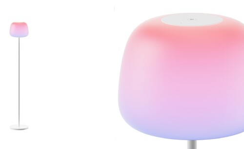 Vloerlamp Govee Lantaarn met afgebeelde siliconen kap