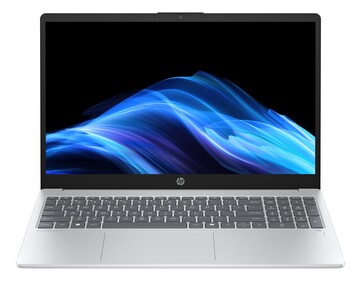 Het HP OmniBook 3 15,6-inch model maakt gebruik van zijn grotere formaat door een speciaal numeriek toetsenblok te hebben. (Afbeeldingsbron: HP)