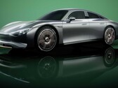 De Mercedes EQC sedan zou een paar design cues van de hier afgebeelde EQXX kunnen nemen (Afbeelding: Mercedes)
