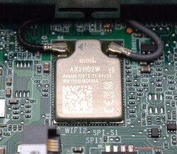 De WLAN-module is ingebouwd