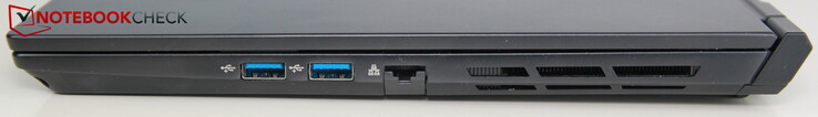 Rechts: 2x USB-A 3.0, Ethernet