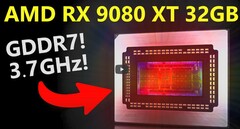 RX 9080 XT ES speculatie (bron: @MooresLawIsDead YouTube)