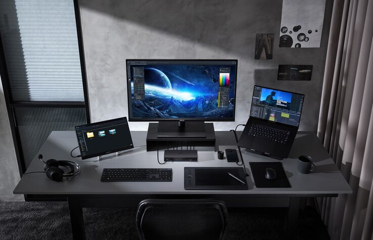 De Asus Master Thunderbolt 5 Dock kan dubbele 8K-monitoren ondersteunen bij 60 Hz. (Afbeeldingsbron: Asus)