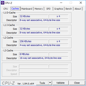 CPU-Z Cache