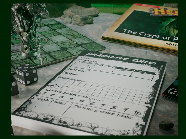 De uitbreiding Crypt of Perpetual Darkness HeroQuest van Joe Manganiello wordt geleverd met veel hoogwaardige figuren en spelaccessoires.