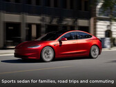 De Model 3 refresh werd ooit vermeld met frontcamera op de officiële website. (Afbeeldingsbron: Tesla)