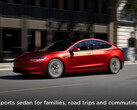 De Model 3 refresh werd ooit vermeld met frontcamera op de officiële website. (Afbeeldingsbron: Tesla)