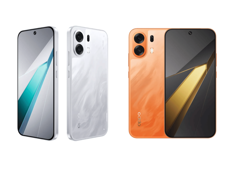 Kleuropties van de Oppo K14 Plus 5G.