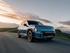 De Kia EV9 SUV kan vanaf 16 oktober in de VS worden voorbesteld. (Afbeeldingsbron: Kia)