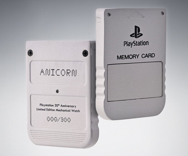 De Anicorn Memory Capsule heeft een identiek ontwerp als de geheugenkaart van de PS1. (Afbeeldingsbron: Anicorn)
