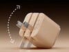 De Anker Nano Safe Charge Smart Charger heeft dubbele vouwpinnen. (Afbeeldingsbron: Anker)